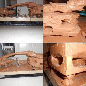 Desert multiple layer tank setup