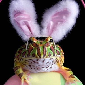 Orville the ornate horned bunny