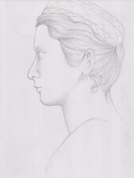 A Roman Lady Head