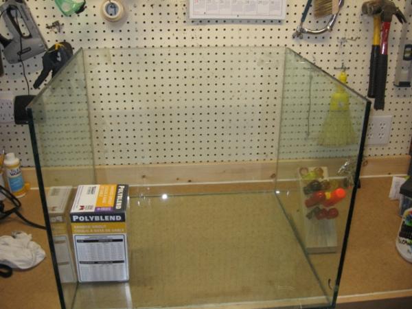 The sides and back on.