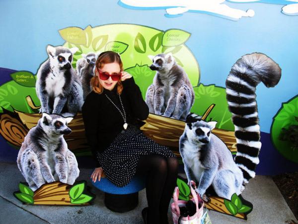 at the zoo